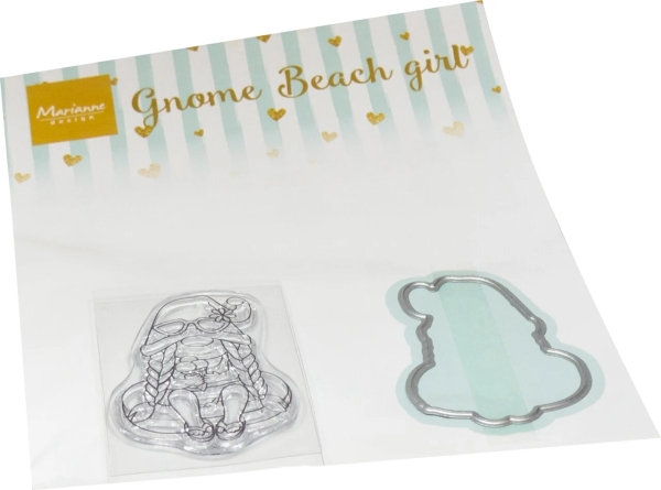 Gnome Beach Girl, Stempel & Stanze - Marianne Design