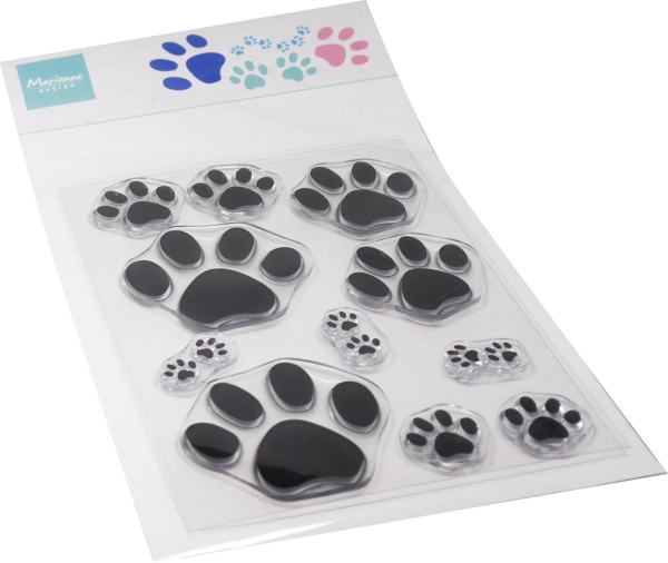 Paw Prints, Clearstamp - Marianne Design