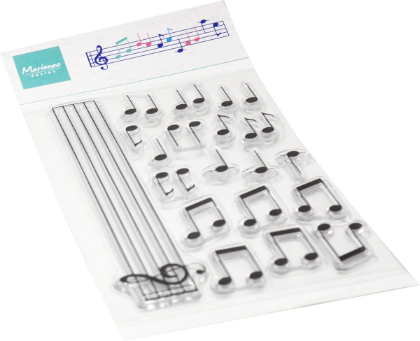 Musical Notes, Clearstamp - Marianne Design