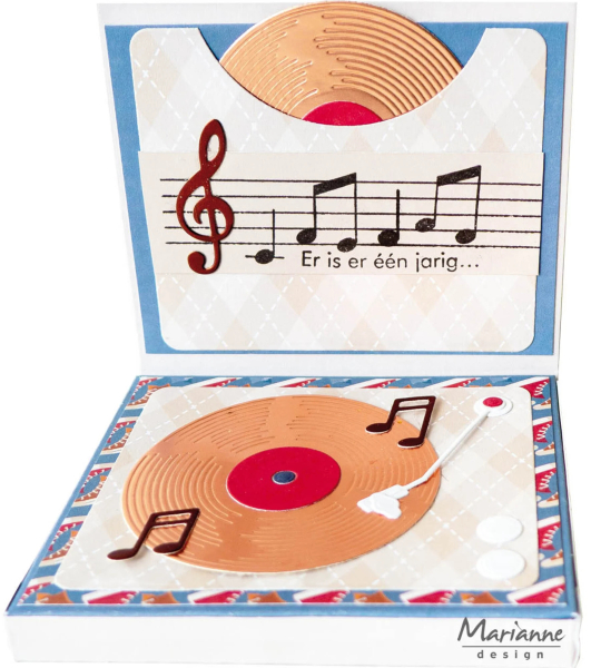 Musical Notes, Clearstamp - Marianne Design