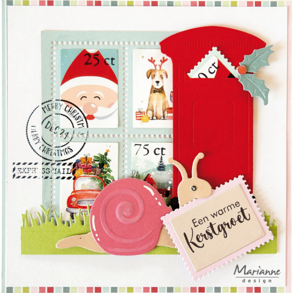 Postage Stamp Set, Stempel & Stanze - Marianne Design