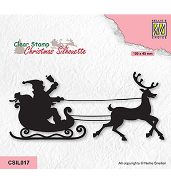 Hoho Santa Claus is Coming, Clearstamp - Nellie's Choice