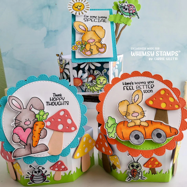 Hoppy Thoughts, Clearstamps - Whimsy Stamps