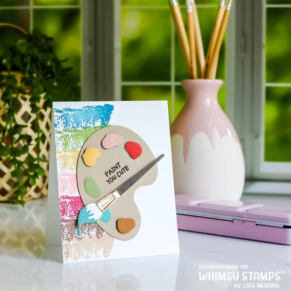 Paint Brush Strokes, Clearstamps - Whimsy Stamps