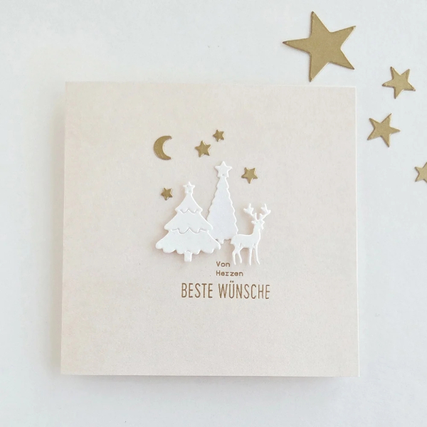 Weihnachtsstadt Szene, Stanze - Alexandra Renke