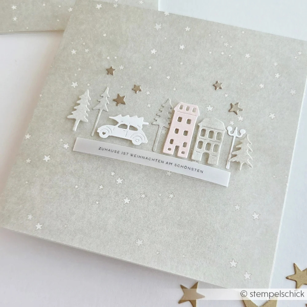 Weihnachtsstadt Szene, Stanze - Alexandra Renke