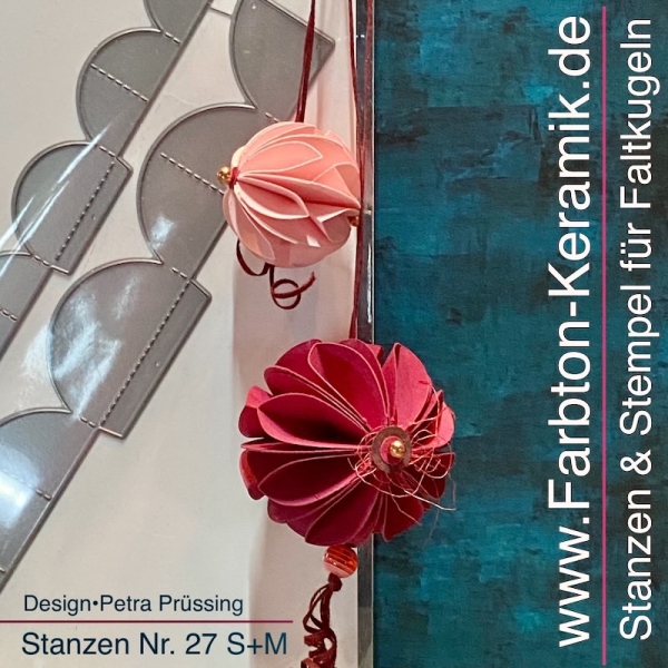 Faltkugeln, Stanze - Farbton Papier