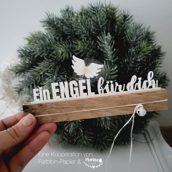 Ein Engel für dich, Stanze - Farbton Papier