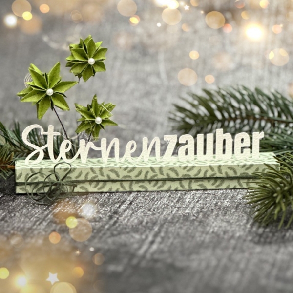 Sternenzauber, Stanze - Farbton Papier