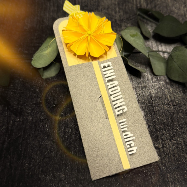 Einladung, Stanze - Farbton Papier