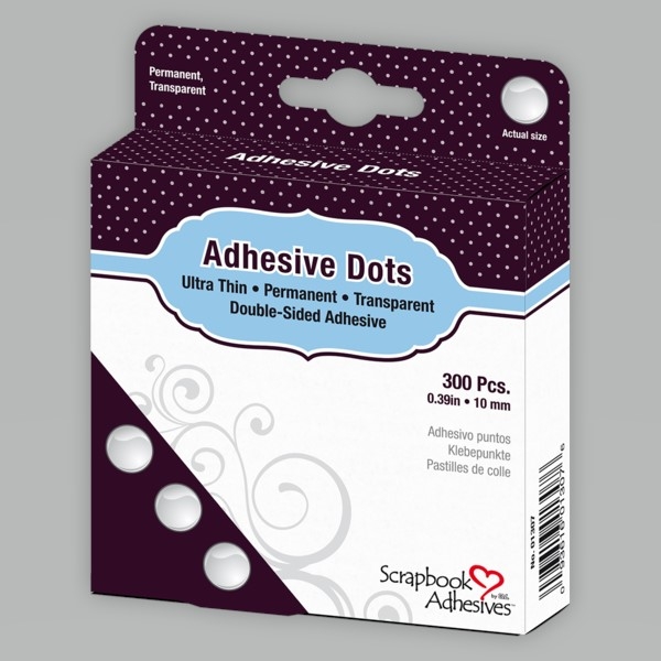 DODZ Klebepunkte Ultra Thin 10 mm, permanent - Scrapbook Adhesive