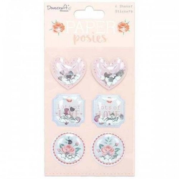 Paper Posies, Shaker Stickers - Dovecraft