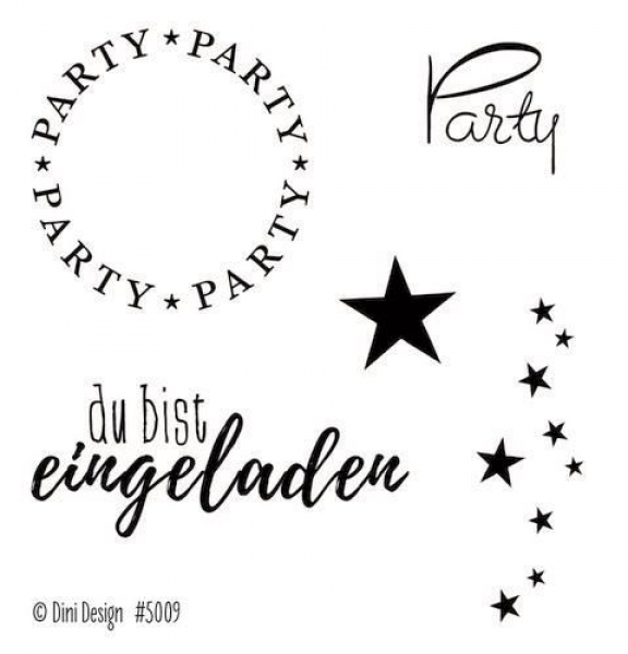 Party, Clearstamp - Dini Design