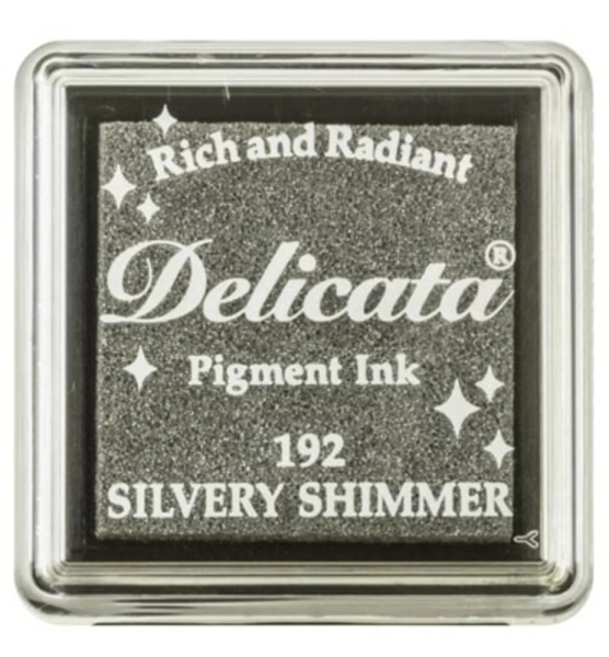 Delicata Pigment Mini Ink, Silvery Shimmer