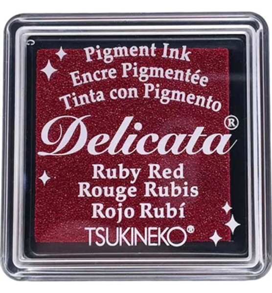 Delicata Pigment Mini Ink, Ruby Red