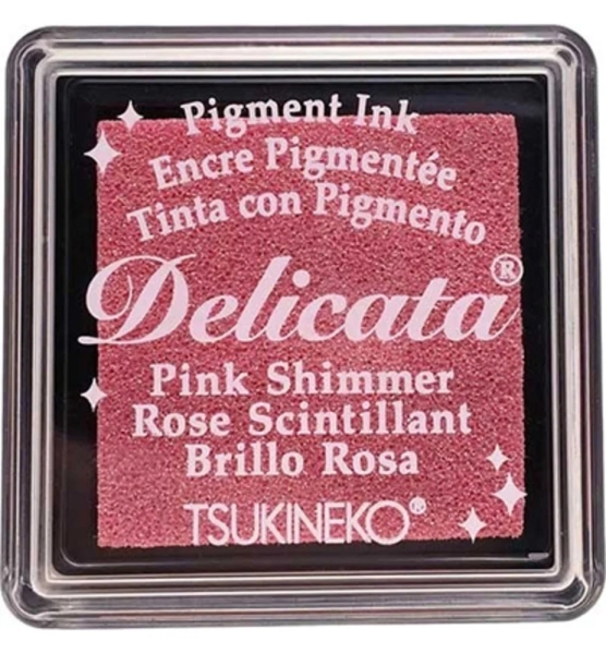 Delicata Pigment Mini Ink, Pink Shimmer