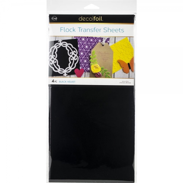 Flock Transfer Sheets Black Velvet - Therm O Web