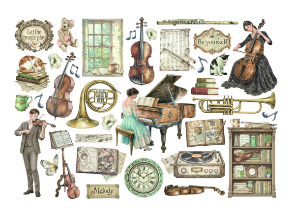 Symphony, Ephemera - Stamperia