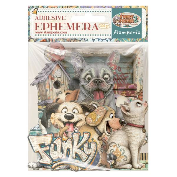 Furry Friends 2, Ephemera - Stamperia