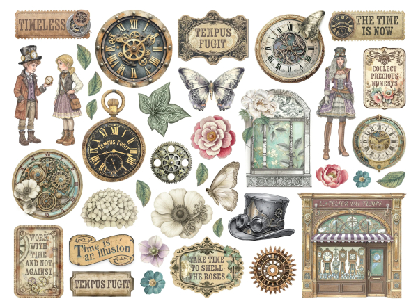 Garden of Time, Die-Cuts - Stamperia