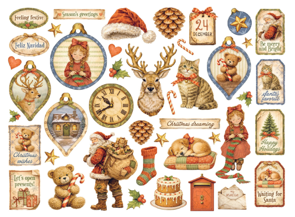 Silent Night, Die-Cuts - Stamperia