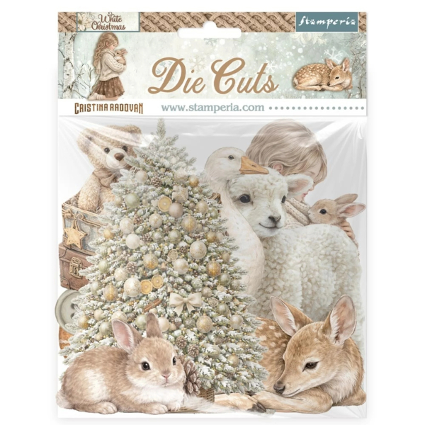 White Christmas, Die-Cuts - Stamperia