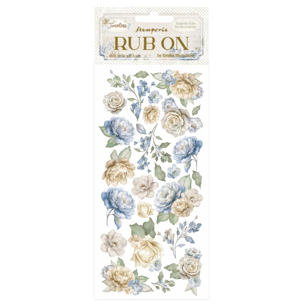 Timeless - Flowers, Rub-On - Stamperia