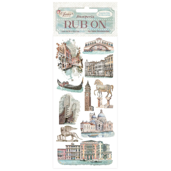 Venice City of Art - Monuments, Rub-On - Stamperia