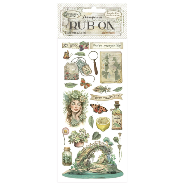 Herbarium Silvae - Bridge, Rub-On - Stamperia