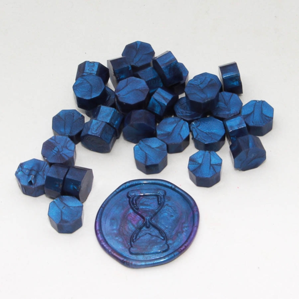 Wax Beads, Mitternachtsblau Perlmutt - DIY&Cie