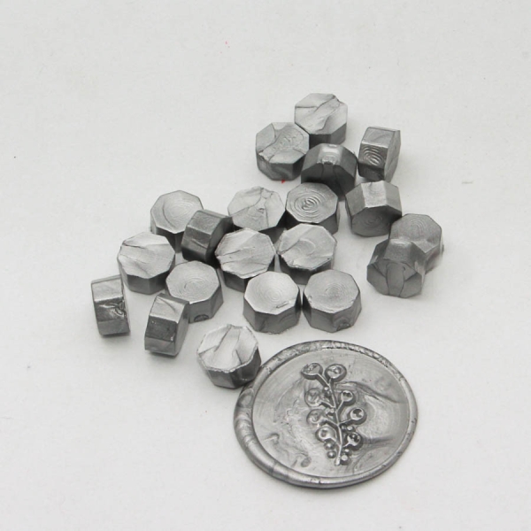 Wax Beads, Silber - DIY&Cie