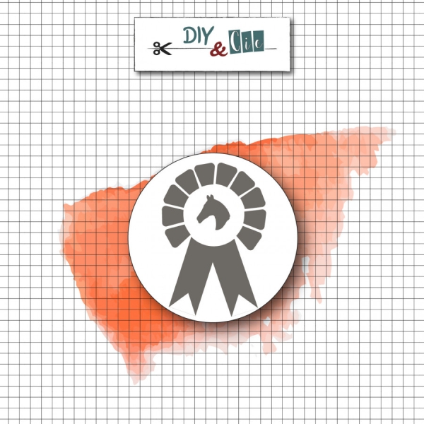 Siegelkopf, Turnierschleife Pferd - DIY&Cie