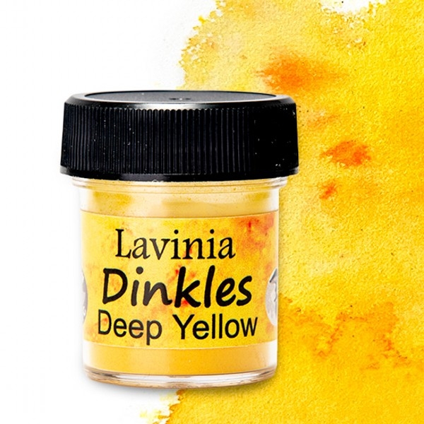 Dinkles Ink Powder, Deep Yellow - Lavinia Stamps