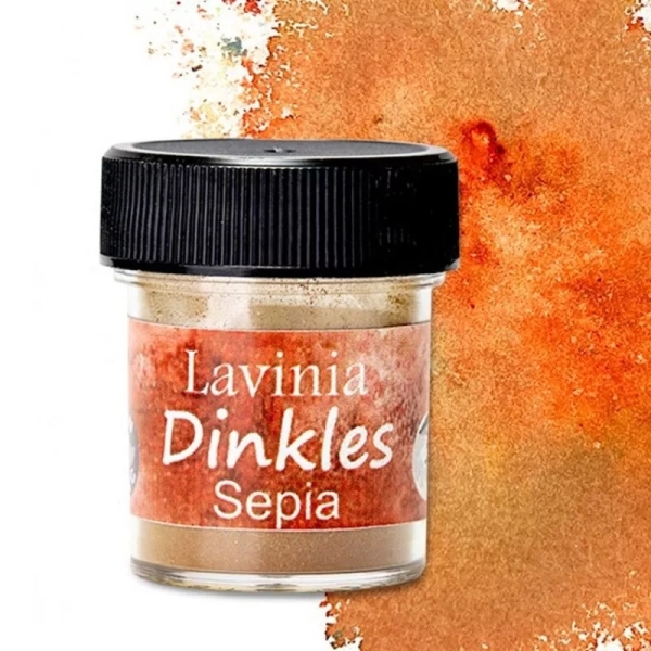 Dinkles Ink Powder, Sepia - Lavinia Stamps