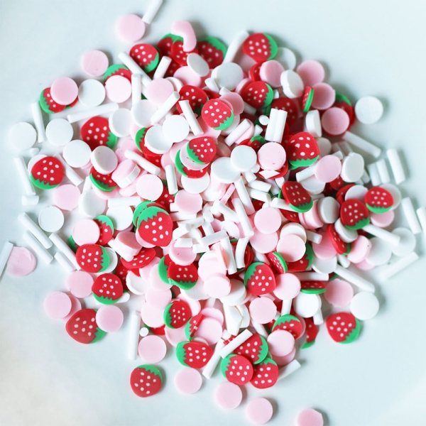 Shaker Slices, Strawberry Confetti Mix - Dress My Craft