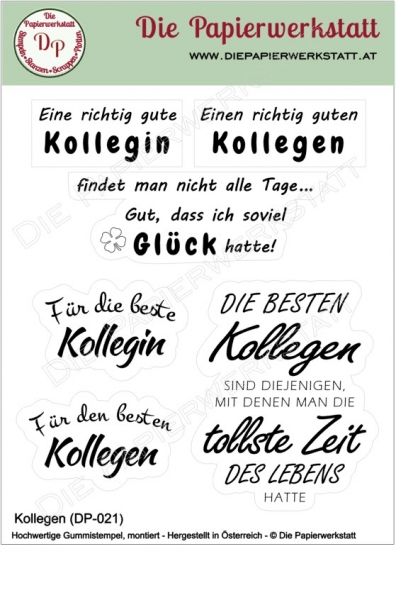 Kollegen, Stempelset