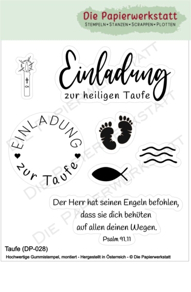 Taufe, Stempelset