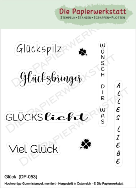 Glück, Stempelset