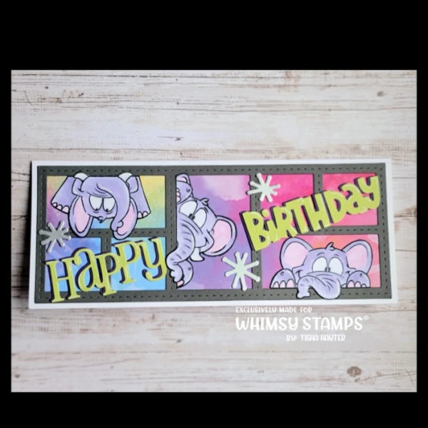 Elephantastic, Clearstamps - Whimsy Stamps