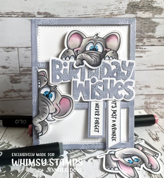 Elephantastic, Clearstamps - Whimsy Stamps
