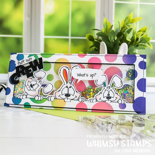 Fluff Butt, Clearstamps - Whimsy Stamps