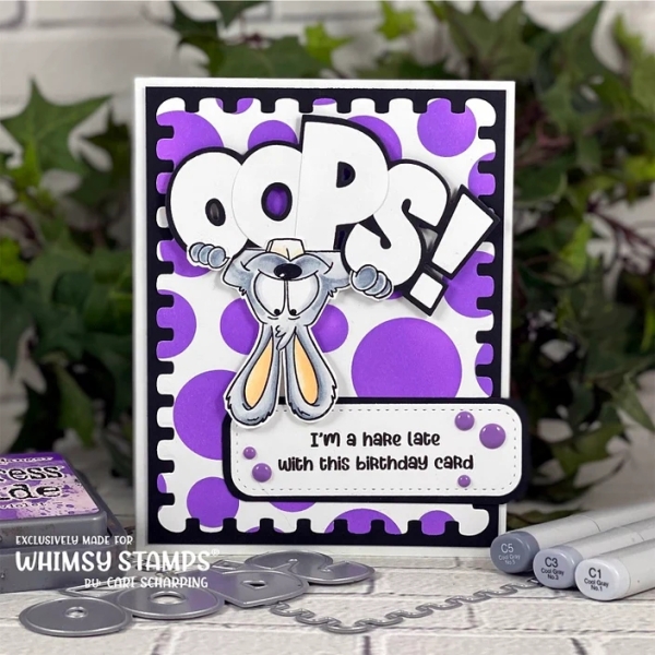 Fluff Butt, Clearstamps - Whimsy Stamps