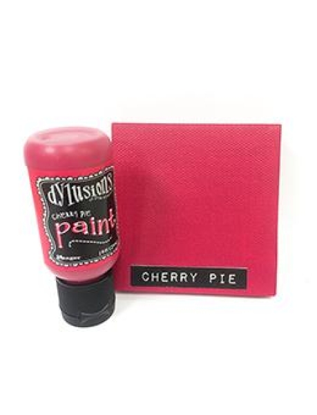 Dylusions Flip Cap Paint, Cherry Pie - Ranger