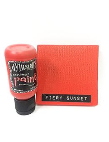 Dylusions Flip Cap Paint, Fiery Sunset - Ranger