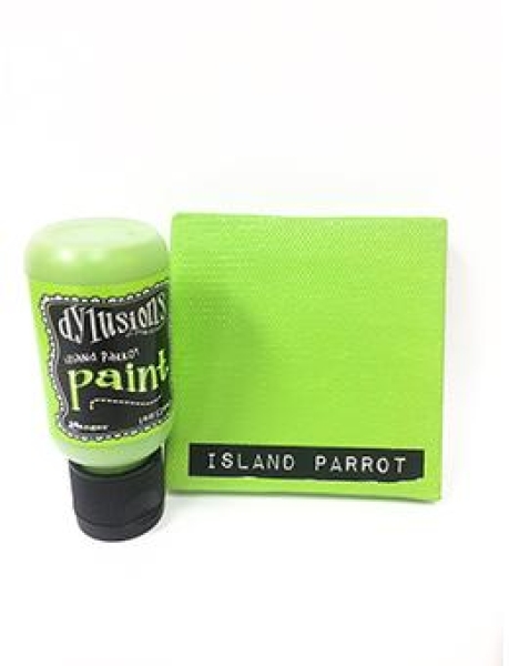 Dylusions Flip Cap Paint, Island Parrot - Ranger