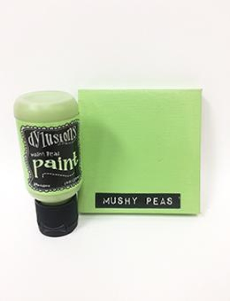 Dylusions Flip Cap Paint, Mushy Peas - Ranger