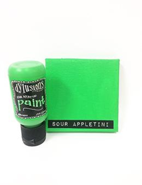 Dylusions Flip Cap Paint, Sour Appletini - Ranger