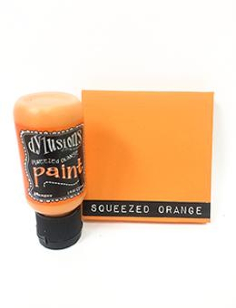 Dylusions Flip Cap Paint, Squeezed Orange - Ranger