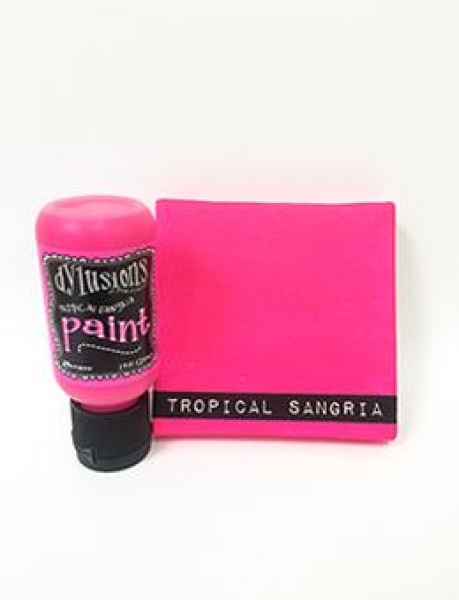 Dylusions Flip Cap Paint, Tropical Sangria - Ranger