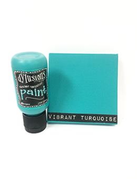 Dylusions Flip Cap Paint, Vibrant Turquoise - Ranger